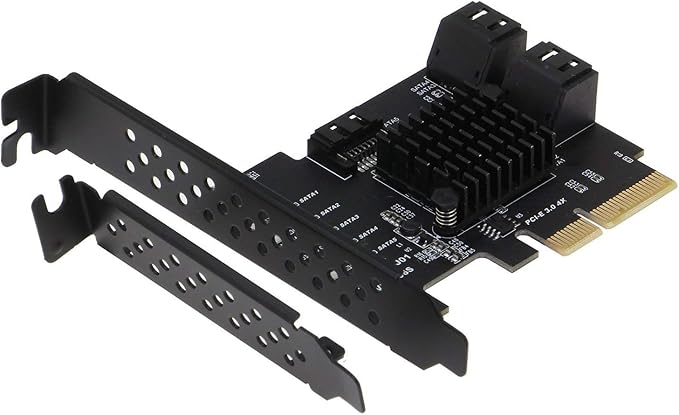 sedna - pcie 2 x gen iii 至 5 x sata 6g 适配器卡(支持软件 raid)